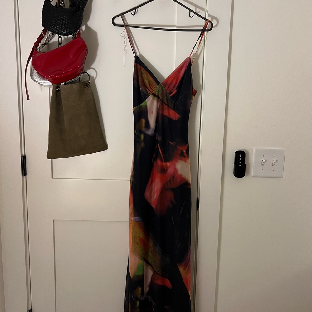 Elegant Multicolor Maxi Dress